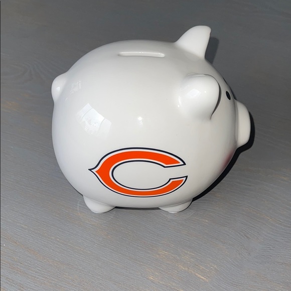 NFL Chicago Bears Team Piggy Bank Brand New 2011 - Picture 3 of 9